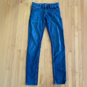 Men’s Medium Wash Denim Skinny Jeans